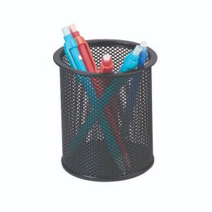 Q-Connect Mesh Pen Pot Black