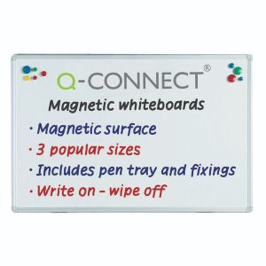 Q-Connect Magnetic Dry Wipe Board