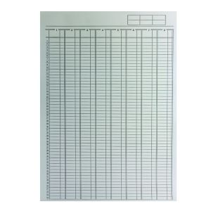 Q-Connect 8 Column Analysis Pad A4