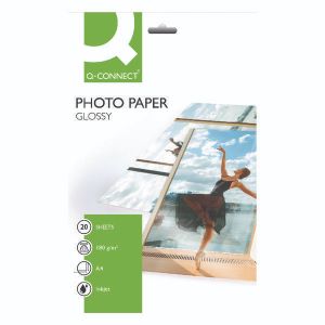 Q-Connect Photo A4 Gloss Paper Pk20