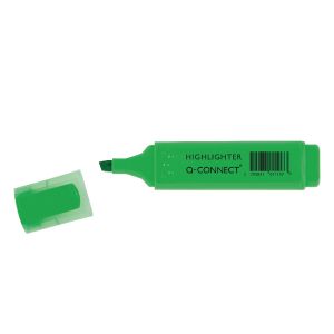 Q-Connect Highlighter Pen Green Pk10