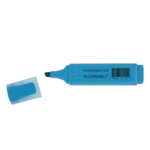 Q-Connect Highlighter Pen Blue Pk10