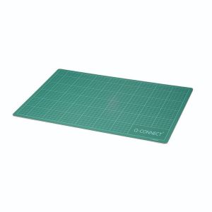 Q-Connect Cutting Mat PVC A2 Green