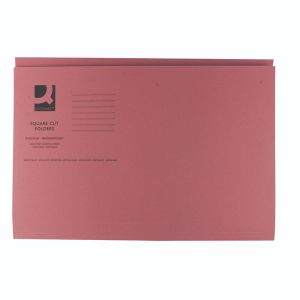 Q-Connect Sq Cut Fldr Fc Pink Pk100