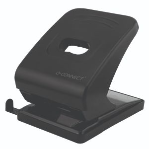 Q-Connect Heavy Duty Hole Punch Blk