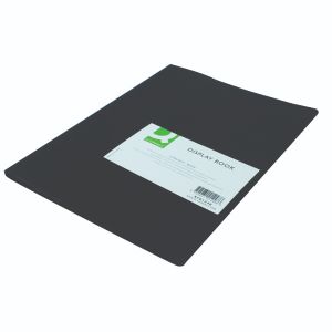 Q-Connect Display Book 10 Pocket Blk