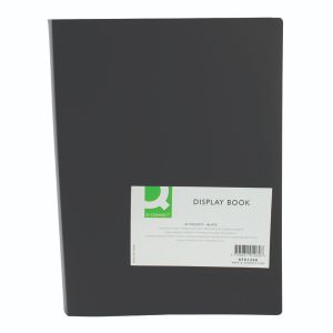 Q-Connect Display Book 40 Pocket Blk