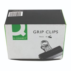 Q-Connect Grip Clip 75Mm Pk10