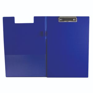 Q-Connect PVC Fold ClipboardFS Blu