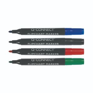 Q-Connect Flipchart Marker Wlt Of 4