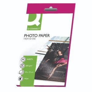 Q-Connect Photo Paper High Gloss P25