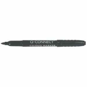 Q Connect Fine Perm Markers Blk Pk10