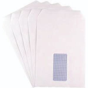 Q-Connect Envelopes C5 Window White