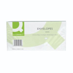 QConnect Envlpe Dl 100gsm P/Seal Wht