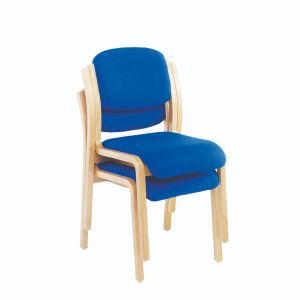 Jemini Wood Frame Side Chair Blue