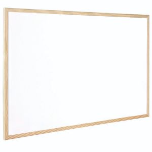 Q-Connect Whiteboard Wooden Frame