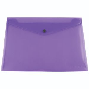 Q-Connect Doc Folder A4 Purple Pk12