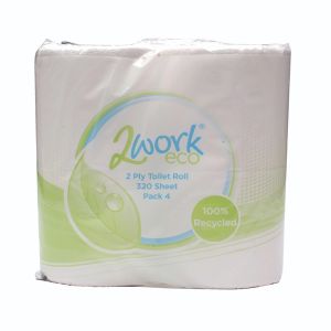 2Work 2 Ply Recycled Toilet Roll P36