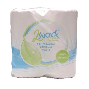 2Work 2 Ply Recycled Toilet Roll P36