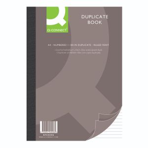 Q Connect Duplicate Book A4