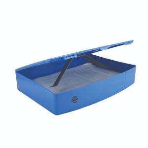 Q-Connect Box File Foolscap Blue