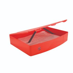 Q-Connect Box Foolscap Red