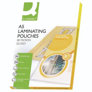 Laminating Pouch A5 80Mic Pk100