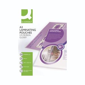 Q-Connect Laminating Pouch A3 Pk25