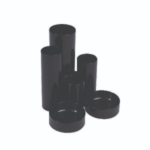 Q-Connect Tube Desk Tidy Black