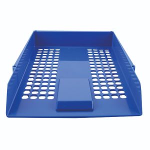 Q-Connect Letter Tray Blue Stack