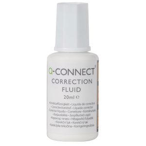 Q-Connect Correction Fluid 20ml Pk10