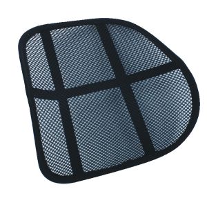 Q-Connect Black Mesh Back Support
