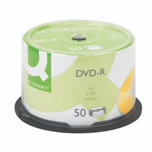 Q-Connect DVD-R 4.7GB Cake Box Pk50