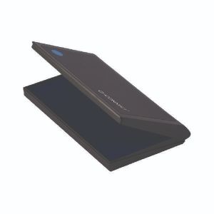 Q-Connect Stamp Pad Mtl Case Lge Blu
