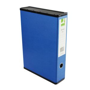 Q-Connect 75mm Box File FC Blue Pk5