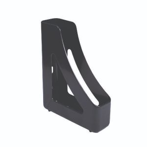 Q-Connect Exec Magazine Rack Black