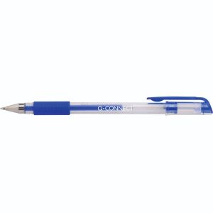 Q-Connect Grip Gel Roll Pen Blu Pk10