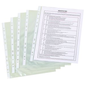 Q-Connect Punched Pockets A4 Pk100