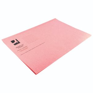 Q-Connect Square Cut Folder Fs Pink