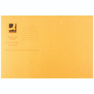 Q-Connect Sq Cut Folder Fs Orange