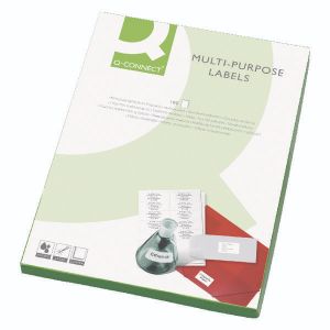 Q-Connect Multipurpose Labels Pk100