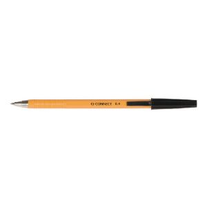 Q-Connect Ball Point Fine Blk Pk20