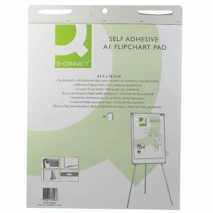 Q-Connect Self-Ad A1 Flipchart Pad