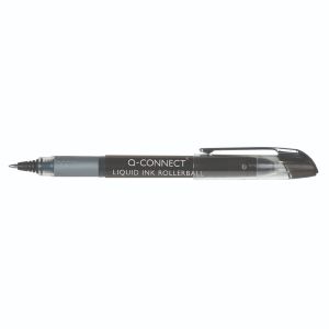 Q-Connect Rollerball Liq Ink Bk Pk10