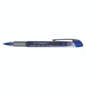 Q-Connect Rollerball Liq Ink Bl Pk10