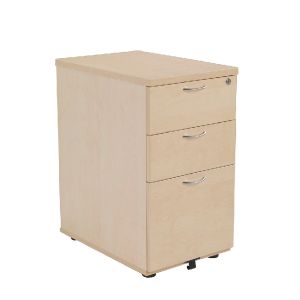 Jemini 3 Drw Desk High Pedestal Mpl Jemini 3 Drw Desk High Pedestal Mpl