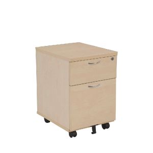 Jemini 2 Drw Mobile Pedestal Maple Jemini 2 Drw Mobile Pedestal Maple