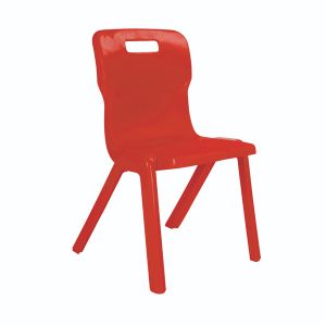 Titan One Piece Clsm Chair Red Titan One Piece Clsm Chair Red
