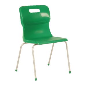 Titan 4 Leg Clsm Chair Green