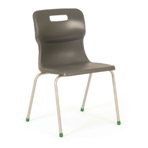 Titan 4 Leg Clsm Chair Charcoal